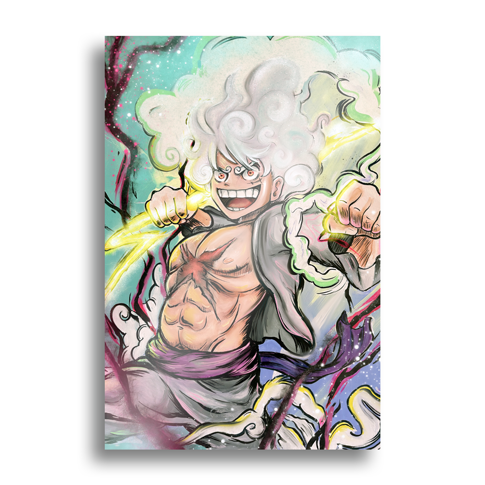 Suto x TwitchCon | Gear 5 Luffy - Art Print