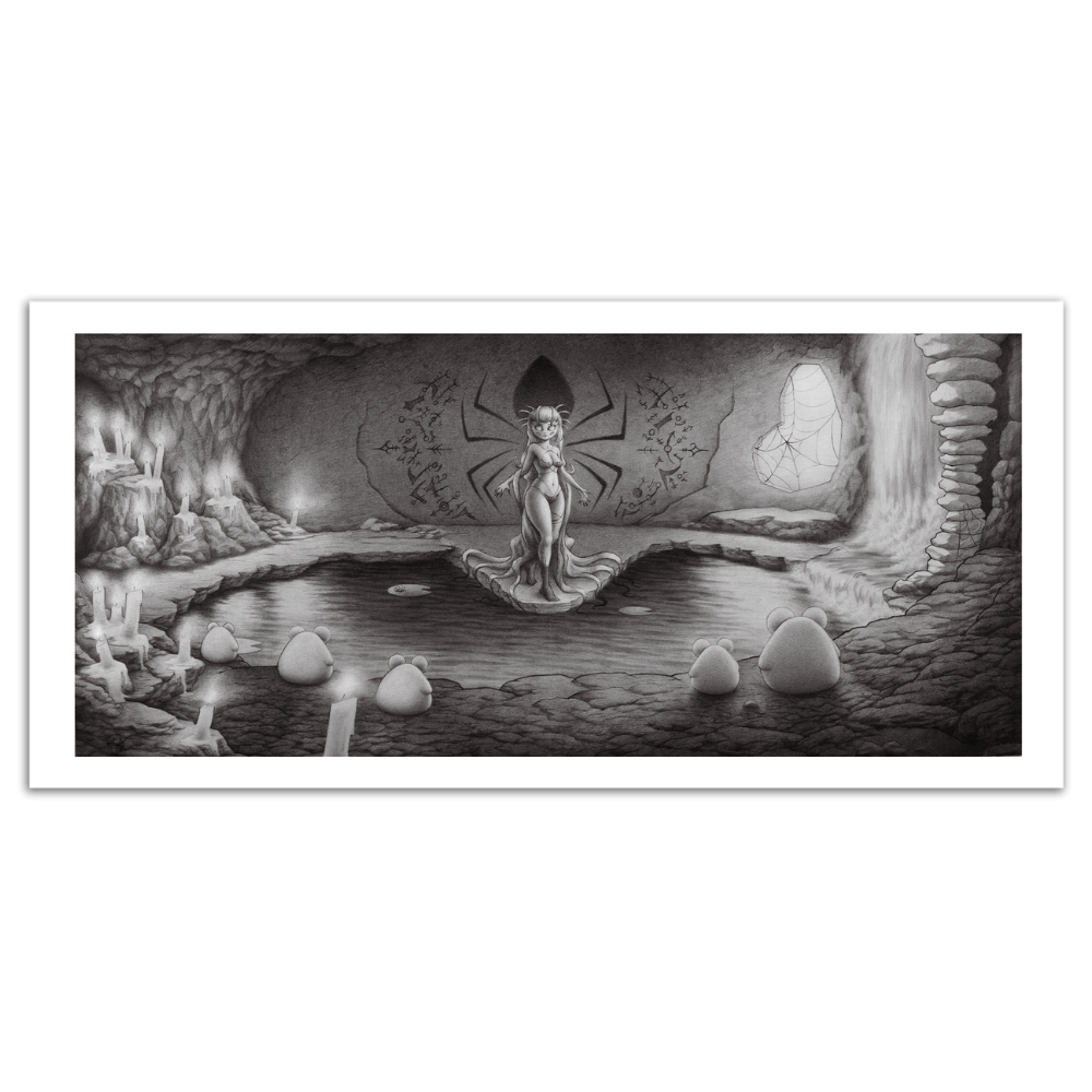 Froggy PhD | The Spiders Origin - Art Print