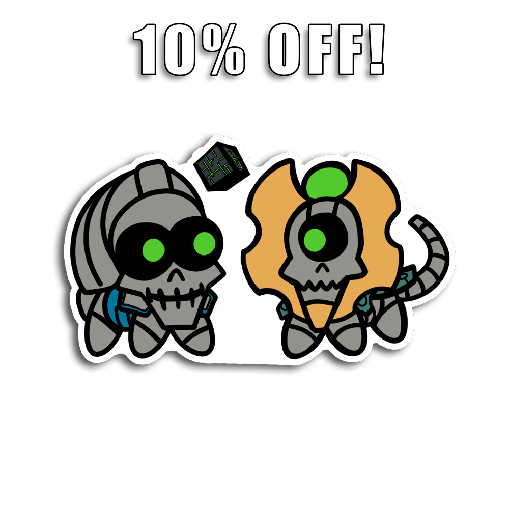 Numbskulls | The Archeologist and the Astromancer - Sticker