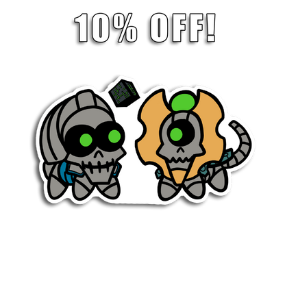 Numbskulls | The Archeologist and the Astromancer - Sticker